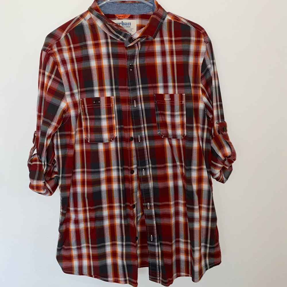 Urban Pipeline Long Sleeve Flannel | Size: Large |